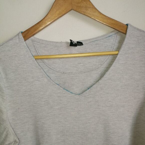 ROOTS ACTIVE Light Grey Athleisure Stretchy Long Sleeves Sweatshirt Size Large - Picture 3 of 14